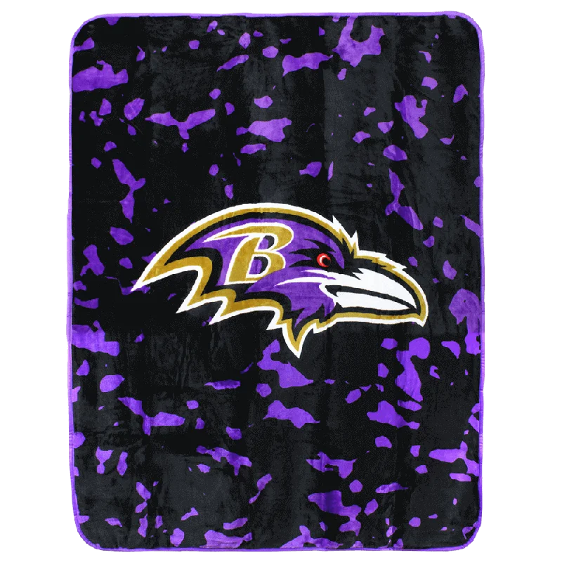 Baltimore Ravens Throw Blanket, 50" x 60"