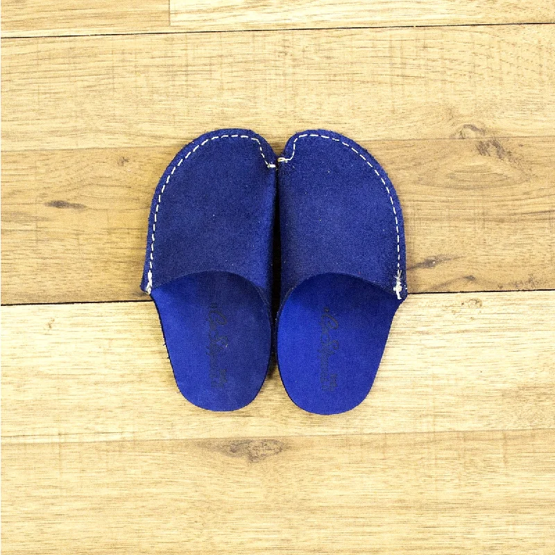 Blue CP Slippers Kids Minimalist