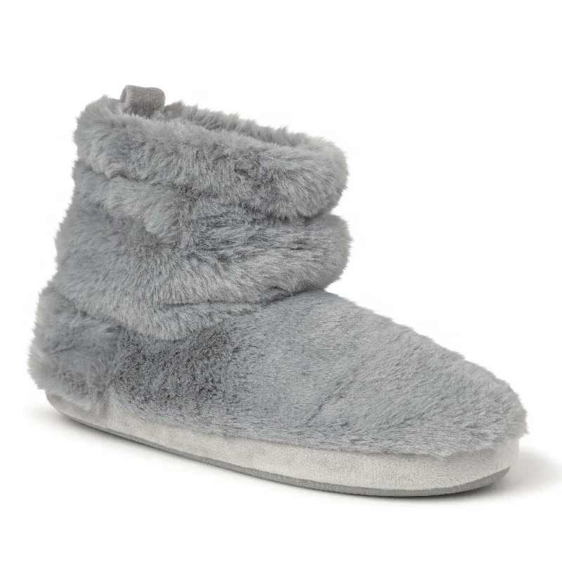 Dearfoams Women's Kimber Furry Bootie Slipper