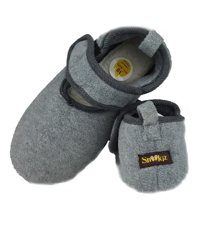 Mary Jane style Slippers with Heated Insoles