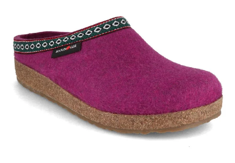 HAFLINGER Clog | Grizzly Franzl, Mulberry