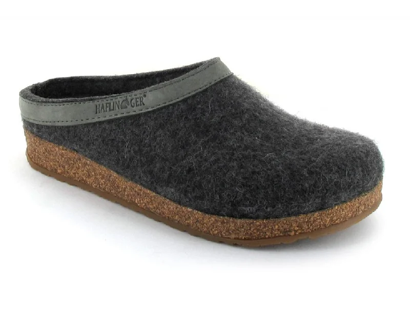 HAFLINGER Clog | Grizzly Torben, Anthracite