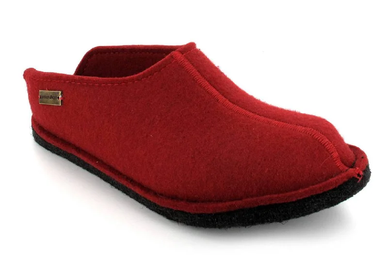 HAFLINGER® Felt House Shoe | Flair Smily, Ruby