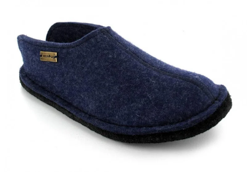 HAFLINGER® Felt Slippers | Flair Smily, Denim