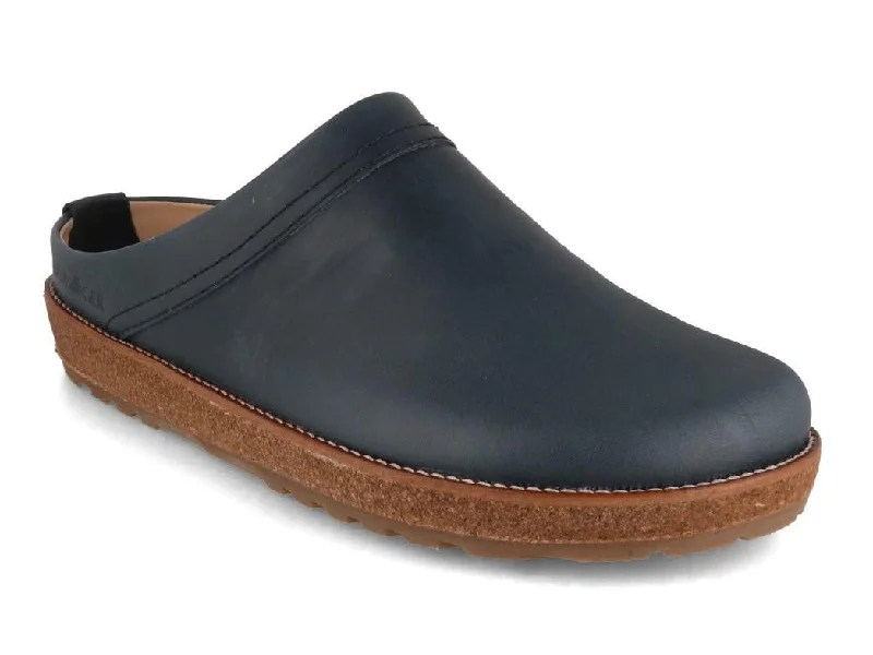 HAFLINGER Men Women Leather Clogs 'Travel Classic', bali