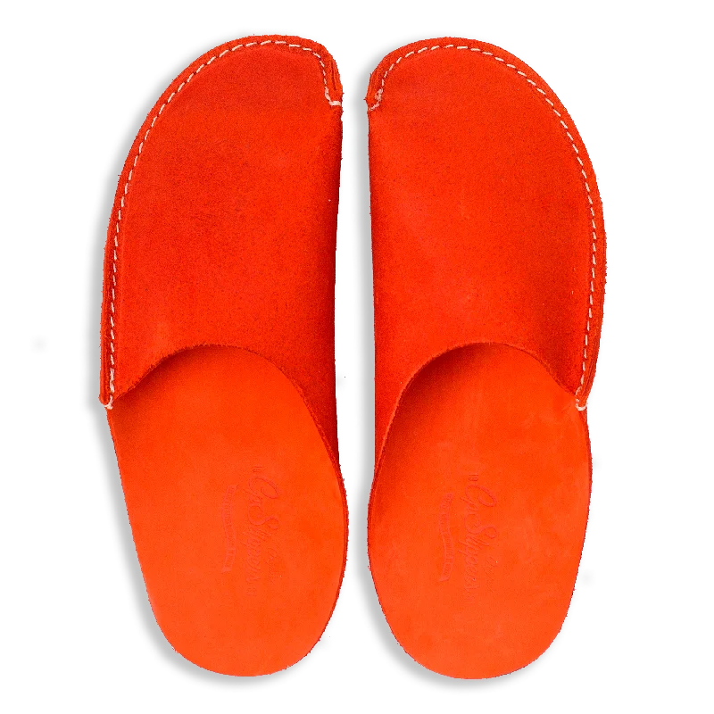 Orange CP Slippers Minimalist