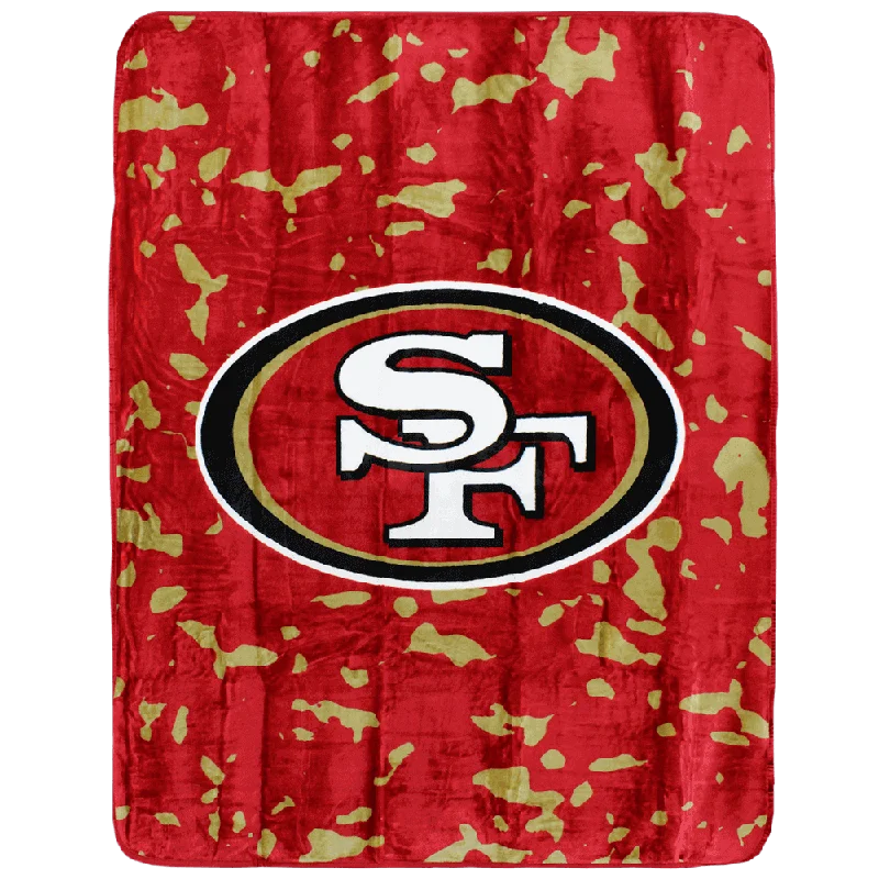 San Francisco 49ers Throw Blanket, 50" x 60"