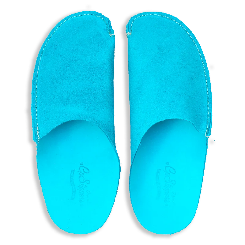 Turquoise CP Slippers Minimalist