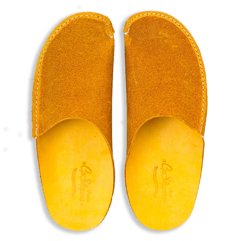 Yellow CP Slippers Minimalist