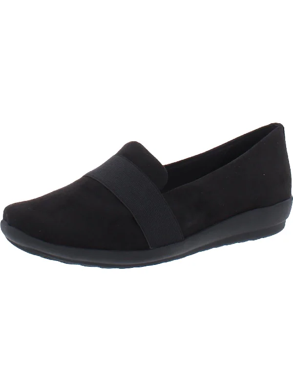 Audrey  Womens Wedge Slip On Loafers