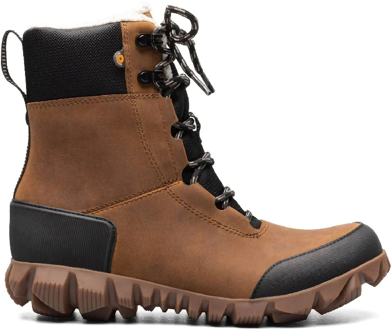 Arcata Urban Leather Trail Boots In Brown