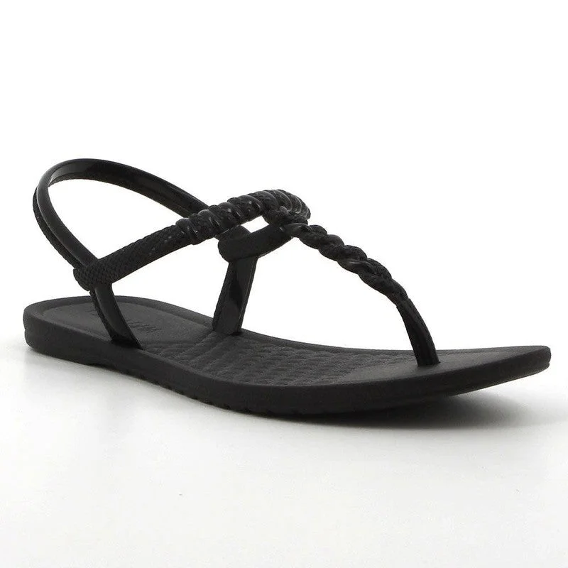 Grendha Back Strap Sandals 2- Black