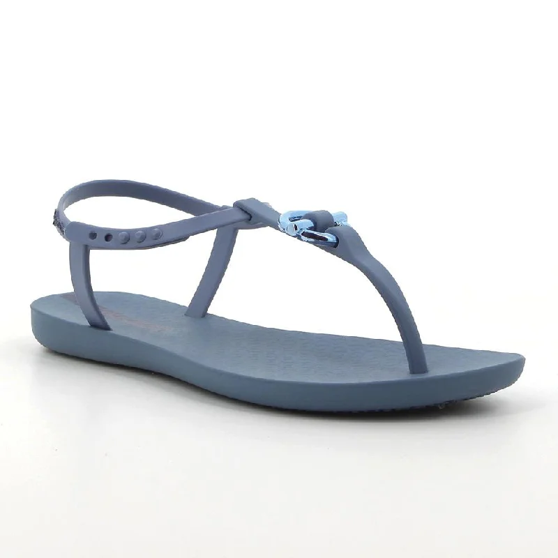 Ipanema Slingback Thong Sandal with Metal - Blue