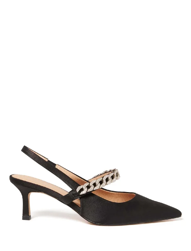 Kylee Diamante Detail Slingback Heel