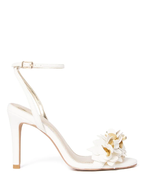 Livia Flower Trim Heel