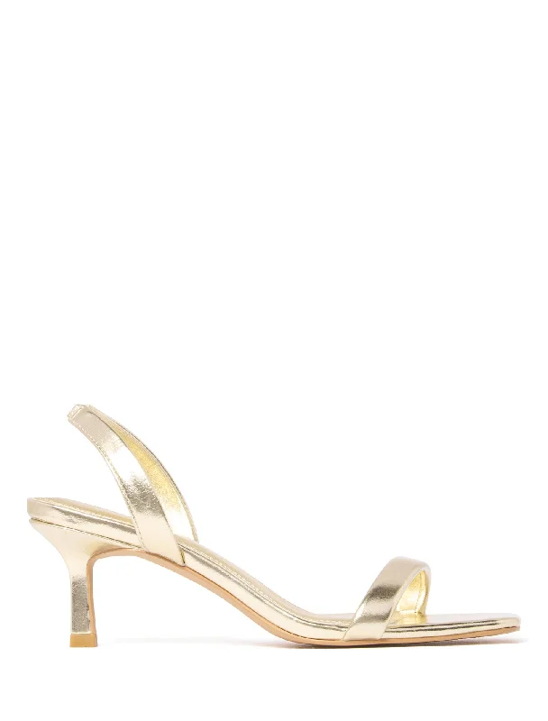 Sally Slingback Mid Heel Sandal