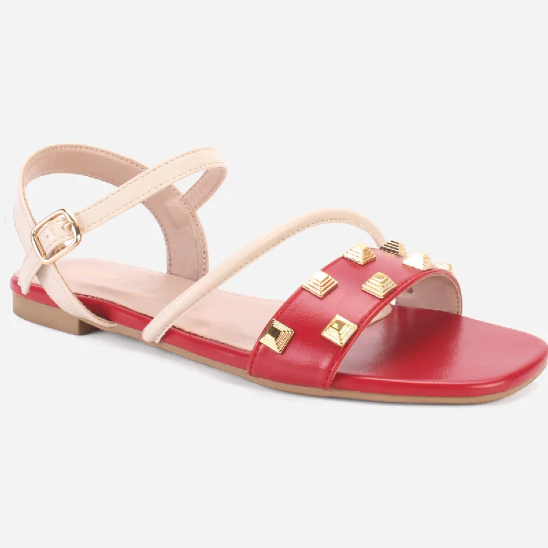 Women's "RHINOTA" Stud Detailing Sandals